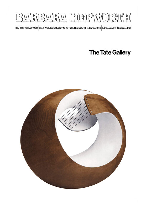 Barbara Hepworth exhibition poster